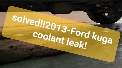 2013 ford escape coolant leak recall|2013